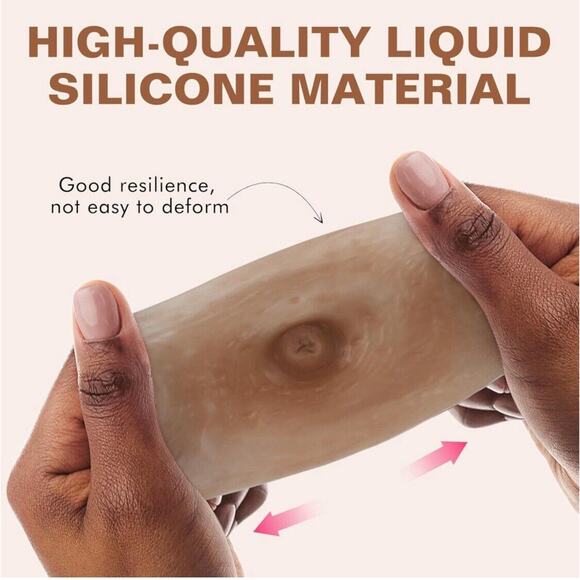 Simulation Silicone Fake Nipple Sunken Prosthetic Nipple Paste Self-adhesive 6 - Picture 3 of 4